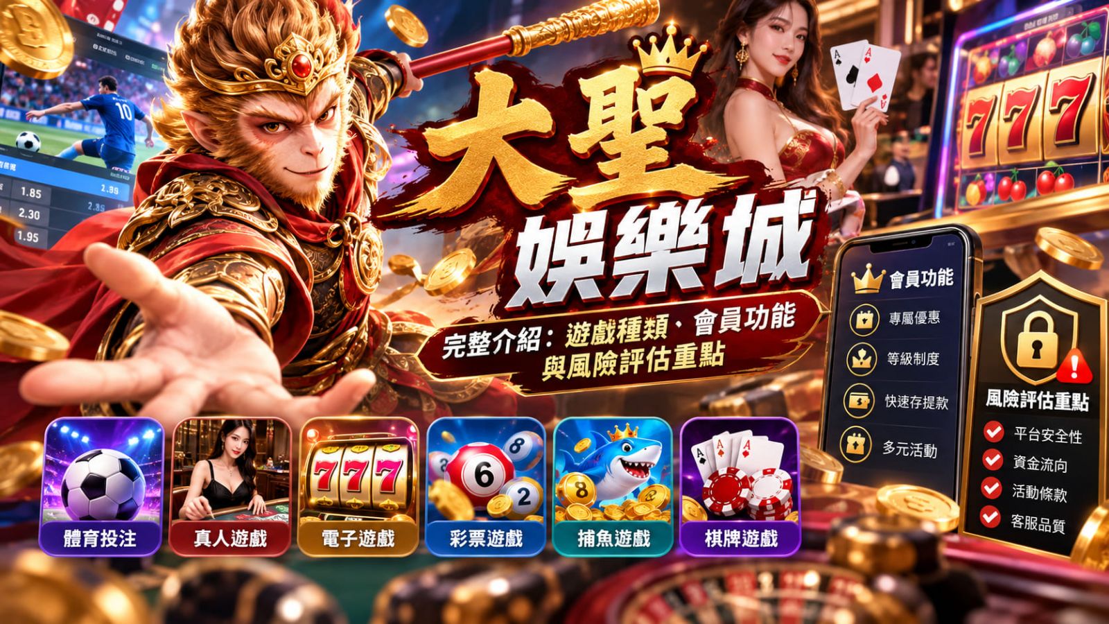 想了解大聖娛樂城有哪些遊戲與會員功能？從遊戲分類、介面操作到服務內容逐一整理，掌握平台資訊。